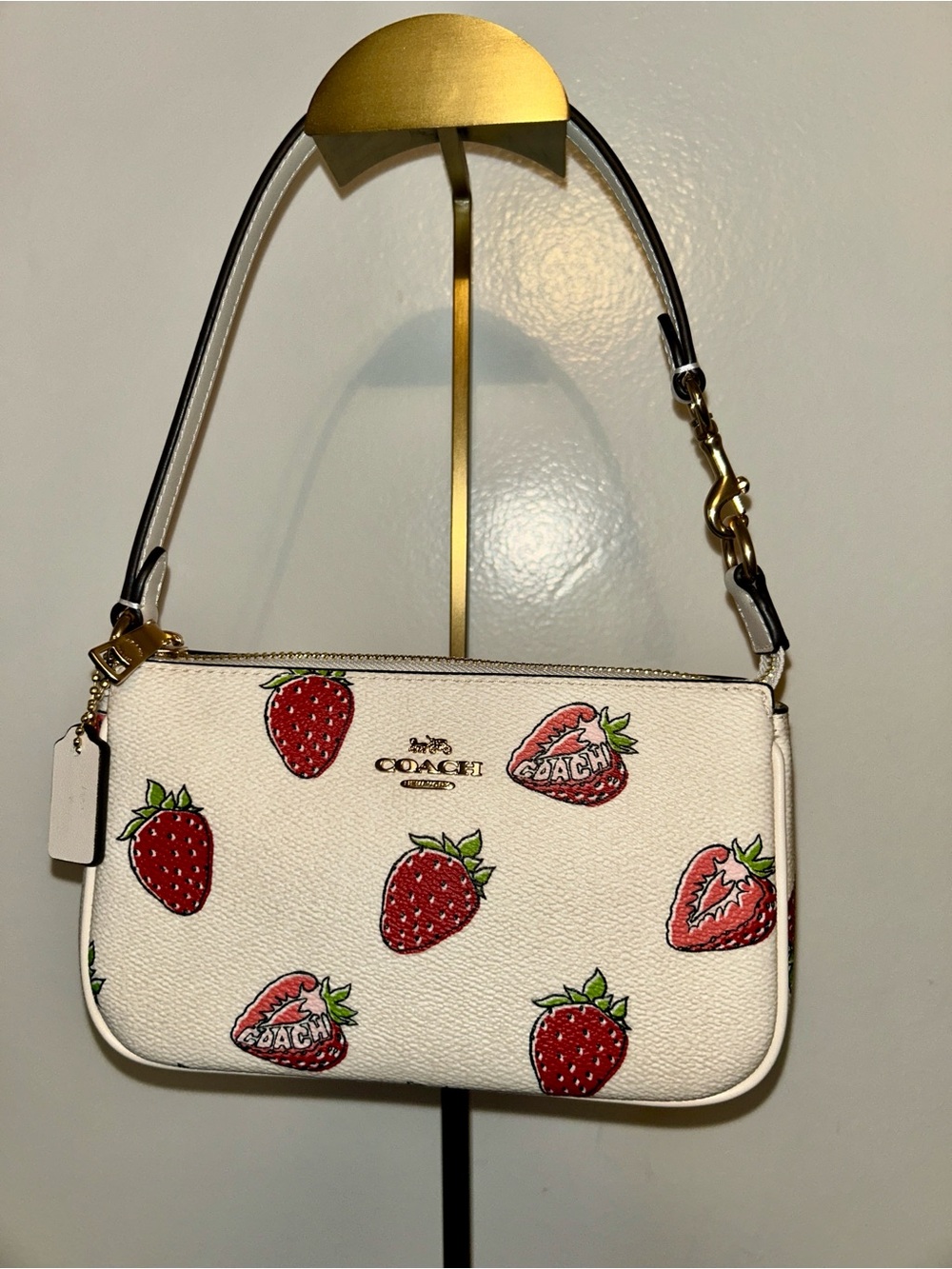 Coach Nolita 19 With Strawberry Print .  New Never been used.